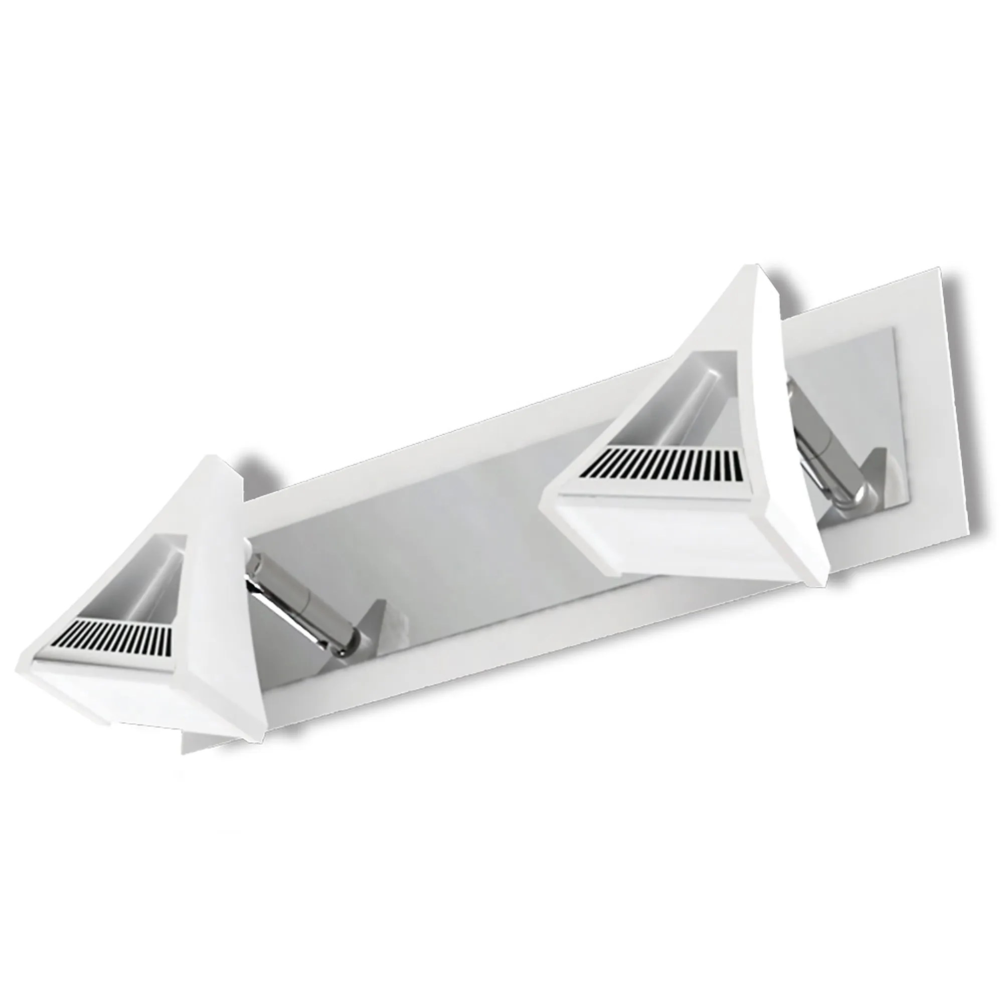 Filippo Matt White Ceiling Lights Mantra Fusion Surface Spot Lights